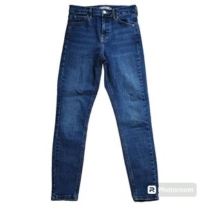 Topshop Moto Jamie Jeans size 26 blue